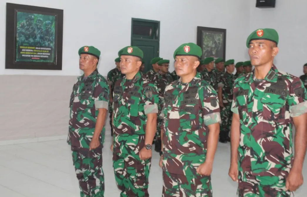 Kodim 0825/Banyuwangi Merotasi Sejumlah Danramil & Perwira Staf