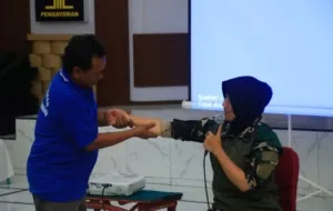 Dandim 0825/Banyuwangi Tinjau Langsung Pos Pantau Aktivitas Gunung Raung Pasca Erupsi