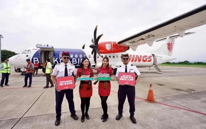 Terbang Langsung Banyuwangi–Lombok, Wings Air Perkuat Jalur Wisata Nasional