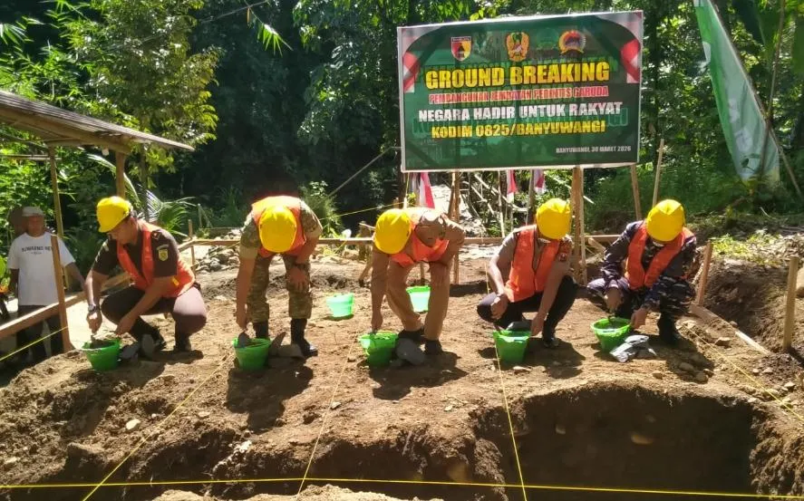 Ground Breaking Jembatan Perintis Garuda di Songgon Banyuwangi Jadi Simbol Konektivitas Baru dan Harapan Warga Terisolasi