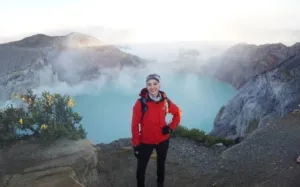 Keindahan Sunrise Kawah Ijen dan budaya Banyuwangi membuat Raline Shah terkesan