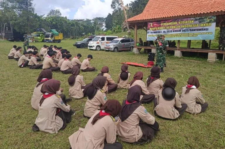 Persami KKRI di Banyuwangi membekali siswa dengan wawasan kebangsaan, bela negara, kedisiplinan, dan keterampilan lapangan
